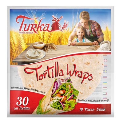 TORTILLA WRAPS 18P